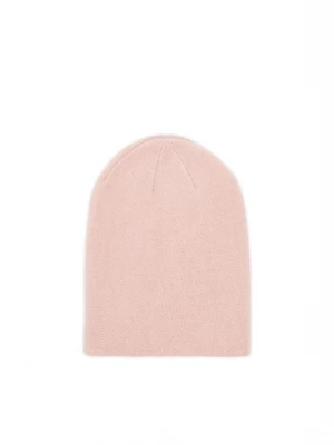 Cropp - Jasnoróżowa czapka basic beanie - Różowy