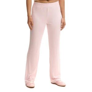 Cropp - Jasnoróżowe dresowe spodnie z wiskozą - różowy