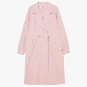 Cropp - Jasnoróżowy trencz - różowy