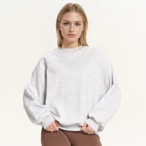 Cropp - Jasnoszara bluza oversize - jasny szary