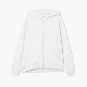 Cropp - Jasnoszara bluza oversize z kapturem - jasny szary