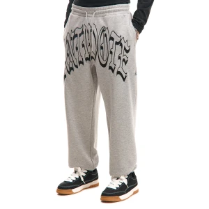 Cropp - Jasnoszare dresowe joggery z aplikacją - jasny szary