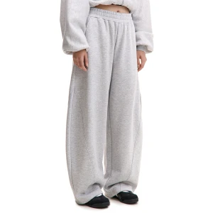 Cropp - Jasnoszare dresowe spodnie horseshoe - jasny szary