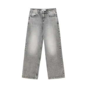 Cropp - Jasnoszare jeansy baggy z niskim stanem - jasny szary