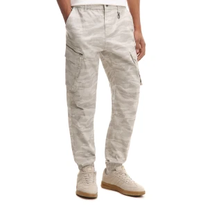 Cropp - Jasnoszare joggery moro multicargo - jasny szary