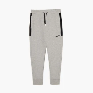 Cropp - Jasnoszare joggery slim z kontrastowymi wstawkami - jasny szary