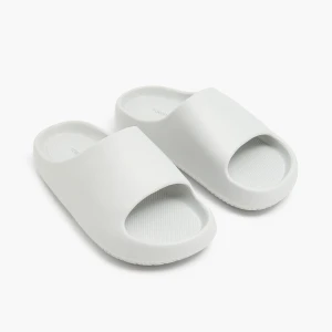 Cropp - Jasnoszare klapki basic - jasny szary