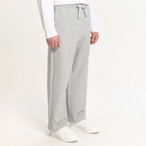 Cropp - Jasnoszare melanżowe dresy - jasny szary