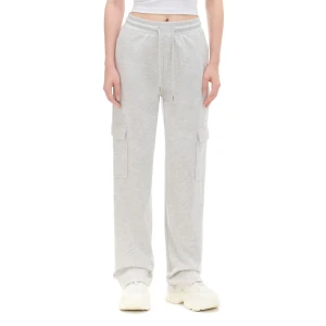 Cropp - Jasnoszare spodnie dresowe - jasny szary