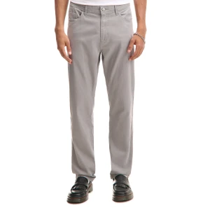 Cropp - Jasnoszare spodnie slim - jasny szary