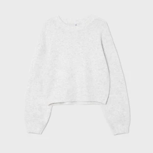 Cropp - Jasnoszary sweter - jasny szary