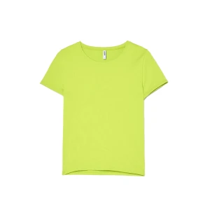 Cropp - Jasnozielona dopasowana koszulka basic - zielony