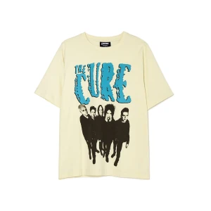 Cropp - Jasny T-shirt z The Cure - biały