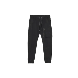 Cropp - Jeansowe czarne slim joggery - czarny