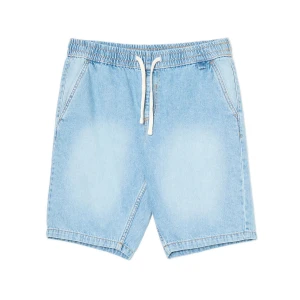 Zdjęcie produktu Cropp - Jeansowe niebieskie spodenki loose jogger - niebieski