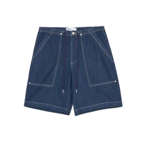 Cropp - Jeansowe szorty baggy surfer - granatowy