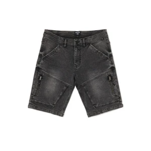 Cropp - Jeansowe szorty joggery - szary