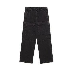 Cropp - Jeansy baggy z efektem znoszenia - szary