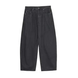 Cropp - Jeansy balloon fit baggy - czarny