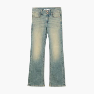 Cropp - Jeansy bootcut REGULAR z efektem sprania - niebieski