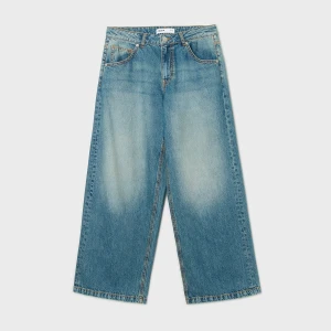 Cropp - Jeansy boyfriend loose fit - granatowy