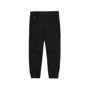 Cropp - Jeansy jogger z ozdobnymi przeszyciami - czarny