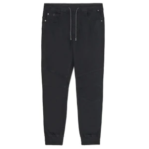Cropp - Jeansy jogger z ozdobnymi sznurkami - czarny