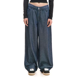 Cropp - Jeansy skater w stylu workwear - niebieski