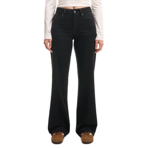 Cropp - Jeansy straight TALL z efektem sprania - czarny