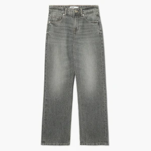 Cropp - Jeansy straight z efektem sprania - szary