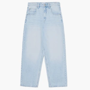 Cropp - Jeansy super baggy multipocket - niebieski