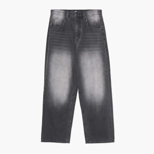Cropp - Jeansy super baggy multipocket - szary