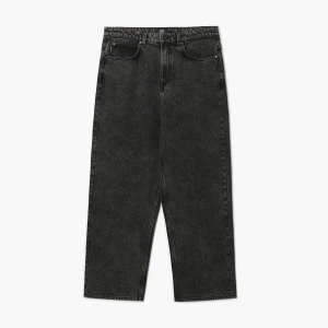 Cropp - Jeansy super baggy z efektem sprania - szary