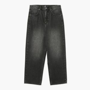 Cropp - Jeansy super baggy z efektem sprania - szary