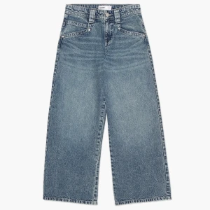 Cropp - Jeansy workwear fit z efektem sprania - niebieski