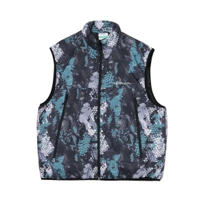 Cropp - Kamizelka z wężowym wzorem - zielony