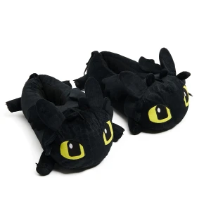 Cropp - Kapcie Jak wytresować smoka - czarny