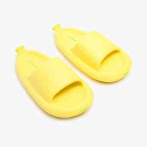 Cropp - Klapki banany - żółty