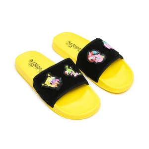 Cropp - Klapki z bohaterami serii Spongebob Kanciastoporty - żółty