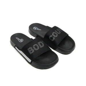 Cropp - Klapki z efektem reflective - czarny