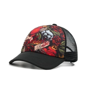 Cropp - Kolorowa czapka z daszkiem i siateczką - wielobarwny