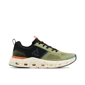 Cropp - Kolorowe sneakersy z efektem reflective - zielony