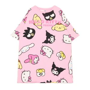 Cropp - Koszula nocna Hello Kitty & Friends - różowy