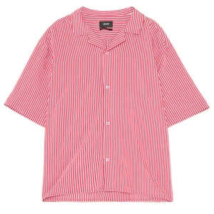 Cropp - Koszula w czerwone paski - czerwony