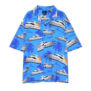 Cropp - Koszula z motywem promu - niebieski