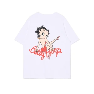 Cropp - Koszulka Betty Boop UNISEX - biały