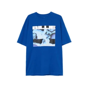 Cropp - Koszulka Billie Eilish - granatowy