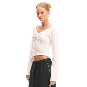 Cropp - Koszulka longsleeve - biały