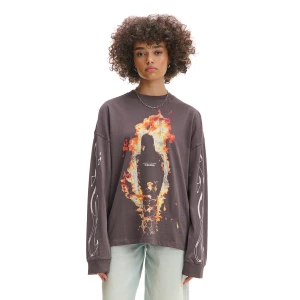 Cropp - Koszulka longsleeve Metro Boomin - szary