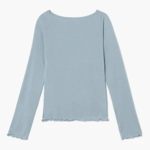 Zdjęcie produktu Cropp - Koszulka longsleeve z modalem - surowy granatowy